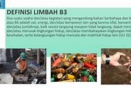 Limbah B3 Adalah Limbah Yang Mengandung Zat-Zat